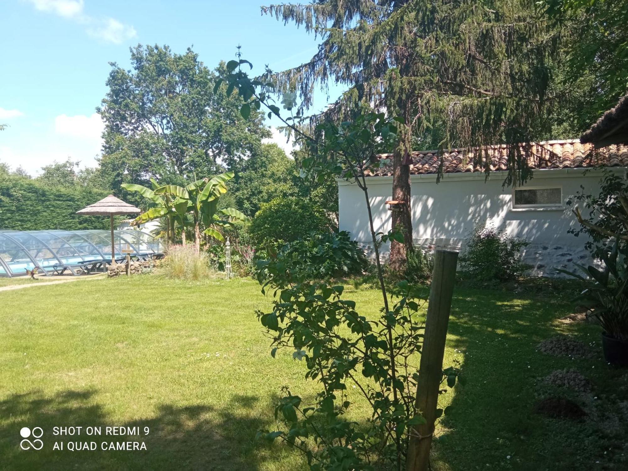 Mas Des Vignes Piscine Chauffee Bed & Breakfast Le Champ-Saint-Pere Bagian luar foto