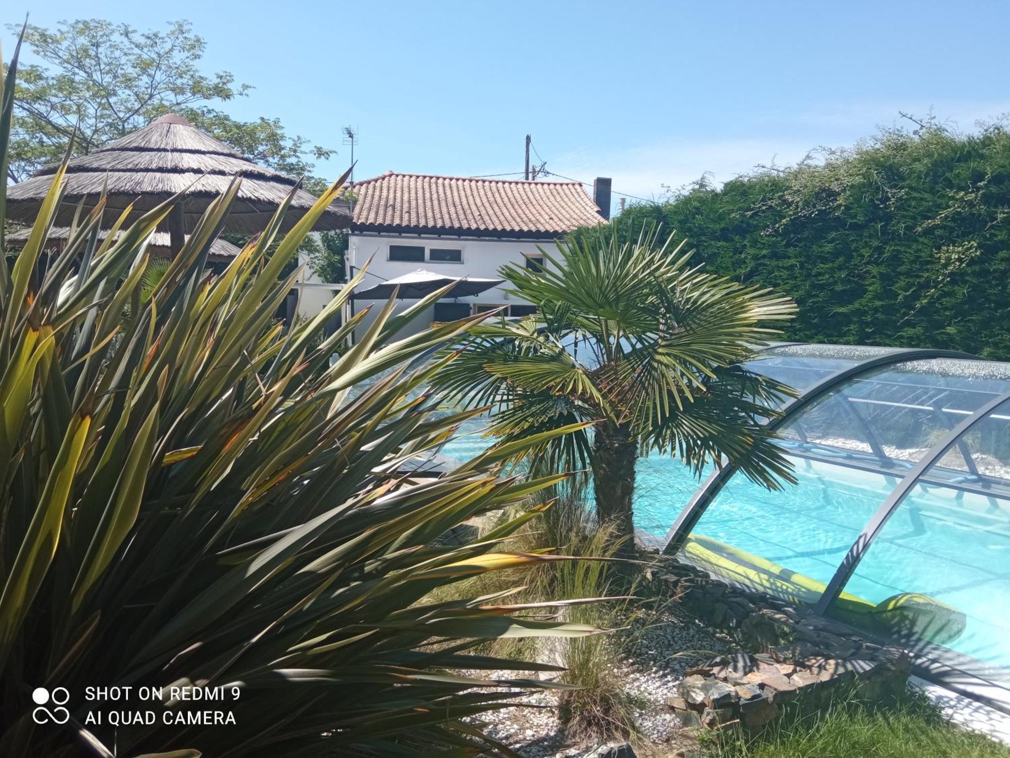 Mas Des Vignes Piscine Chauffee Bed & Breakfast Le Champ-Saint-Pere Bagian luar foto